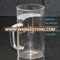 370ml 13oz Latest Design Factory Directly Single Wall Glass Tea Mug with Glass Filter