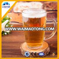 360ml Glass Factory Egg-Shaped Clear Glass Beer Mug